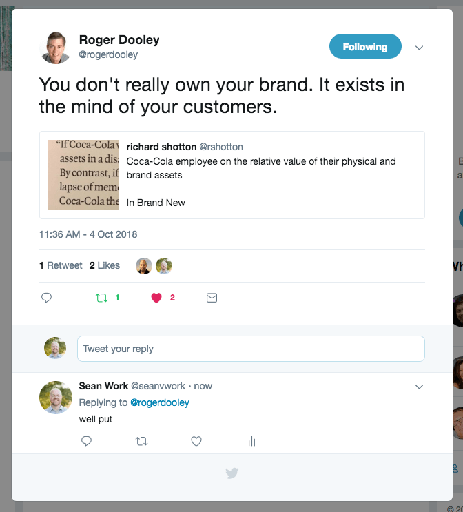 you dont own your brand