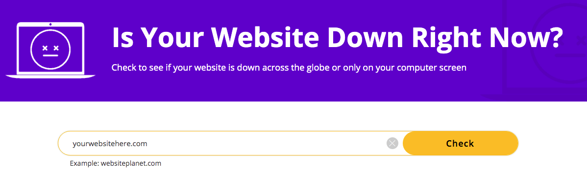 is your website down right now