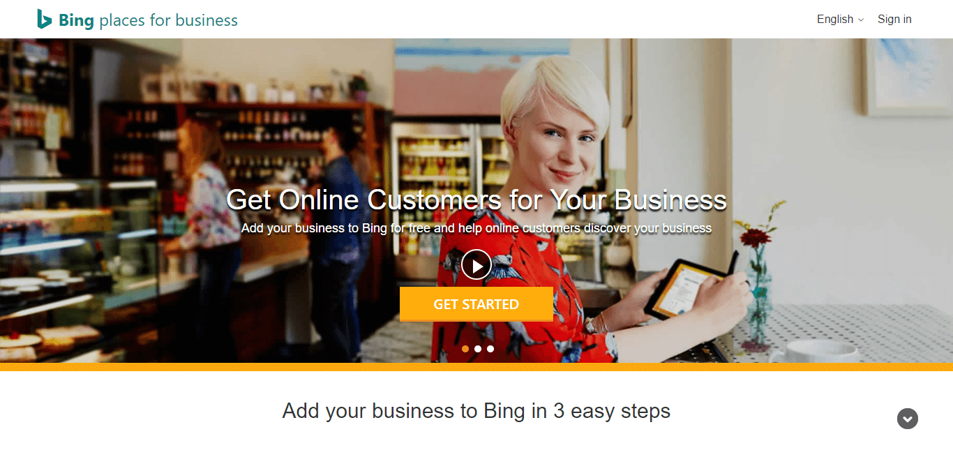 Bing Places for Business