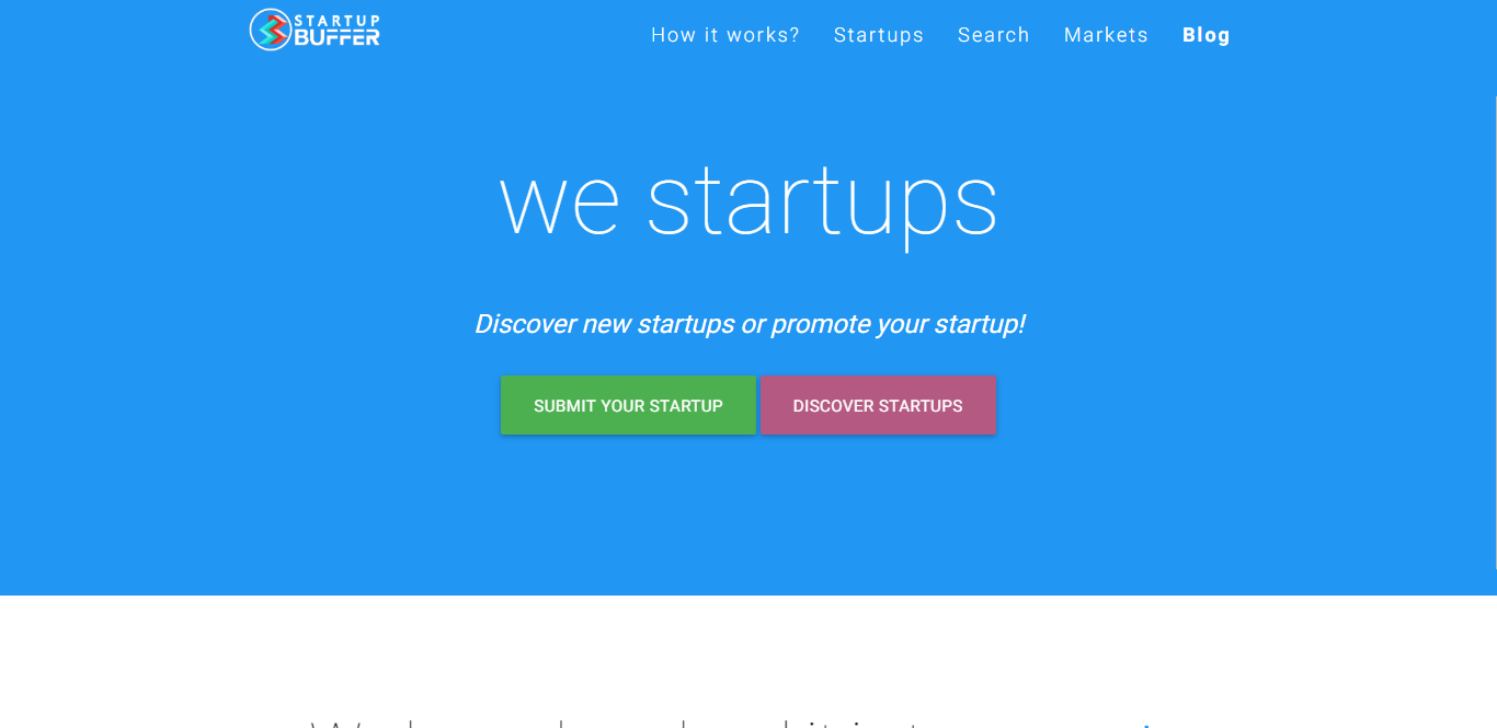 Startup Buffer