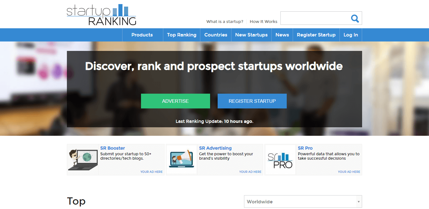 Startup Ranking