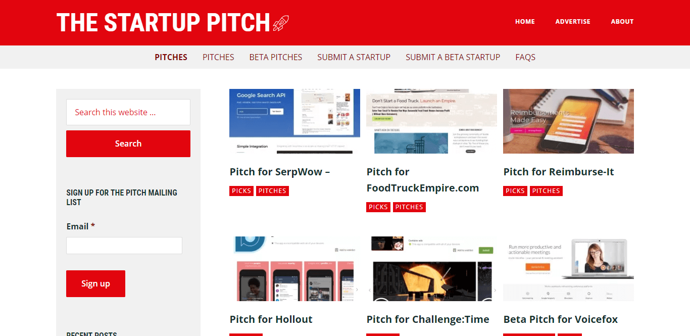 The Startup Pitch