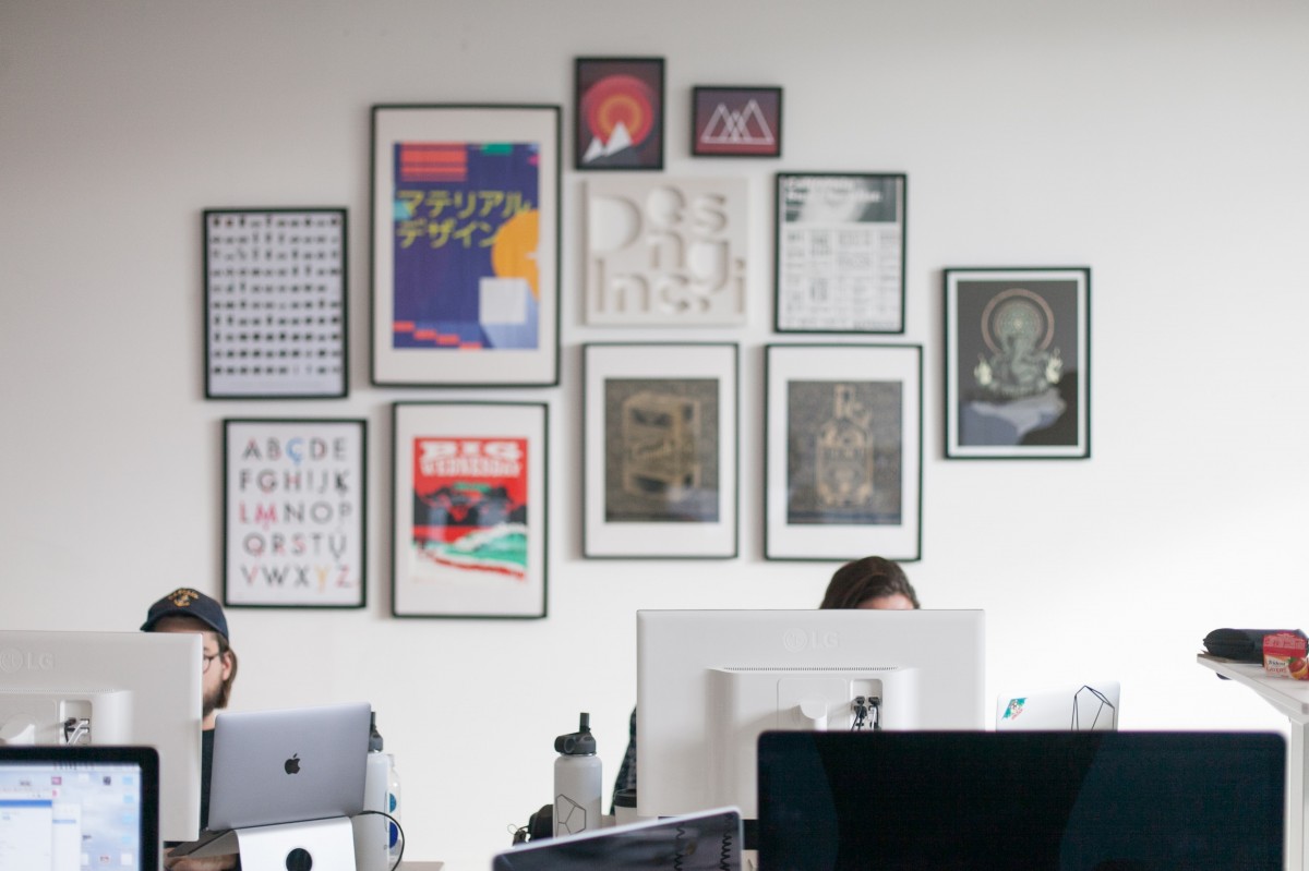 startup office wall posters