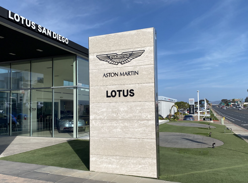 Lotus store signage in San Diego