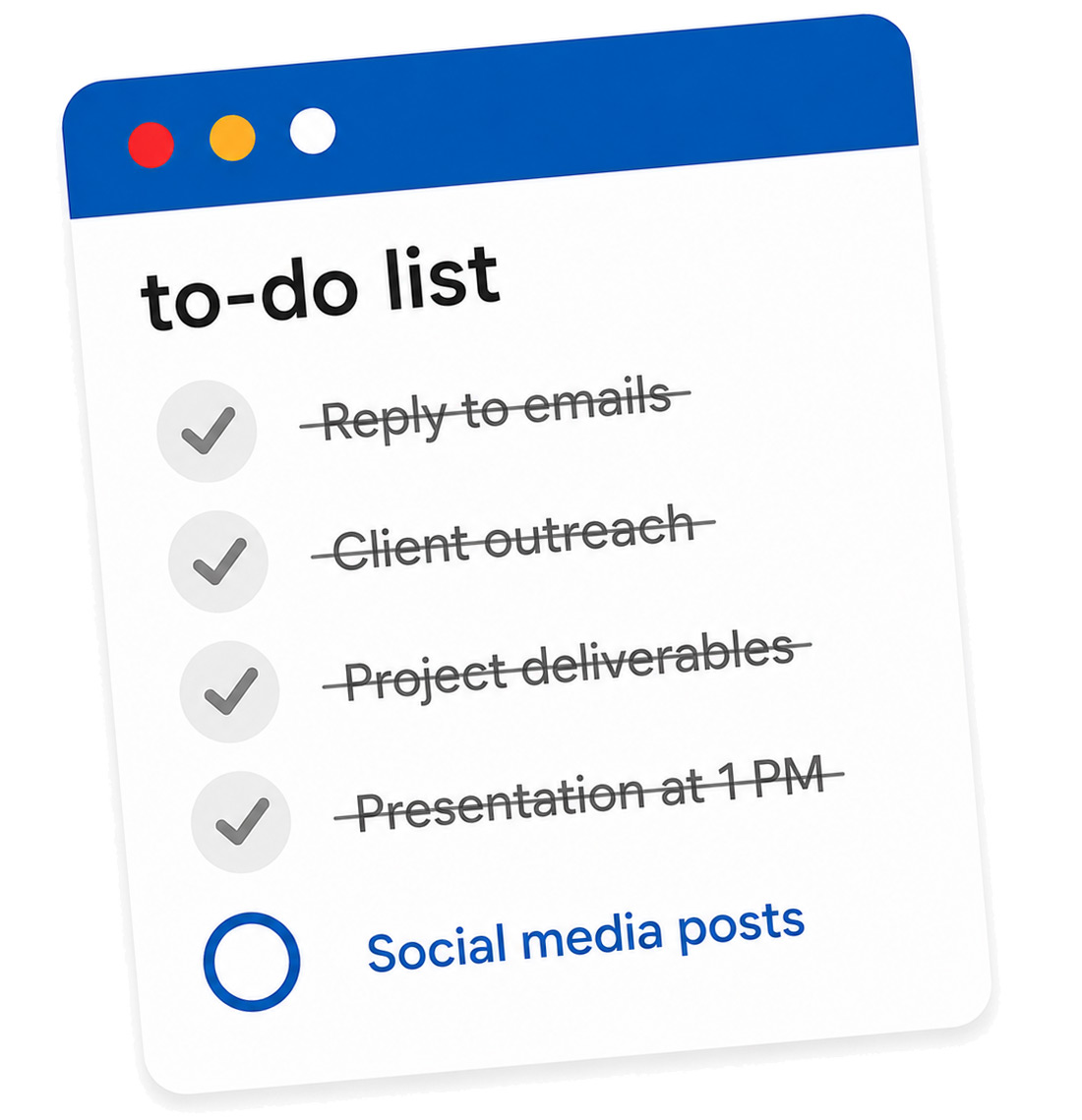 busy business owner to-do list