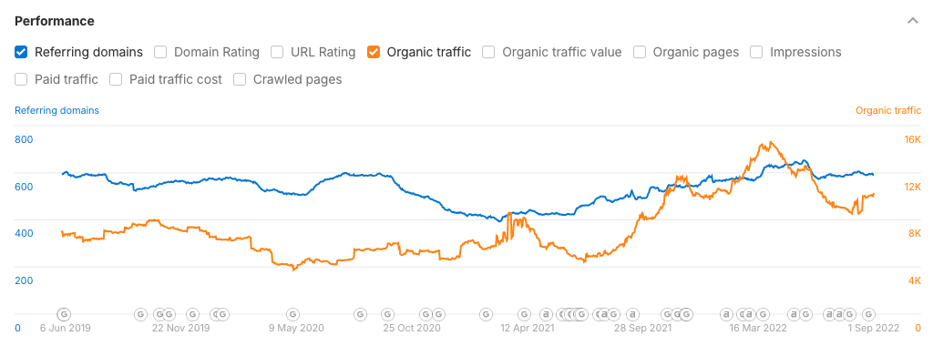 rise vision website traffic growth