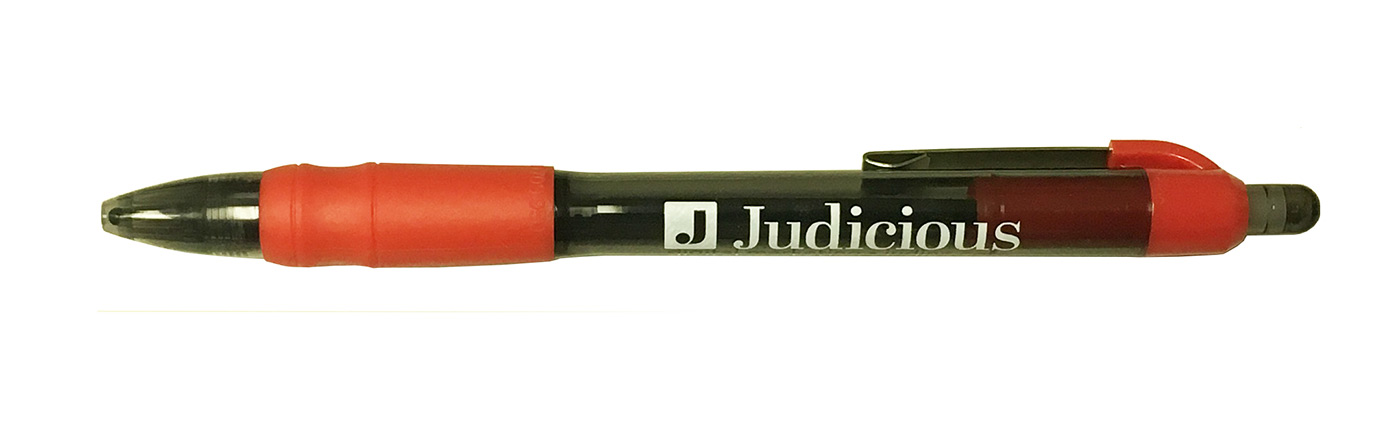 small logo printed on pen example